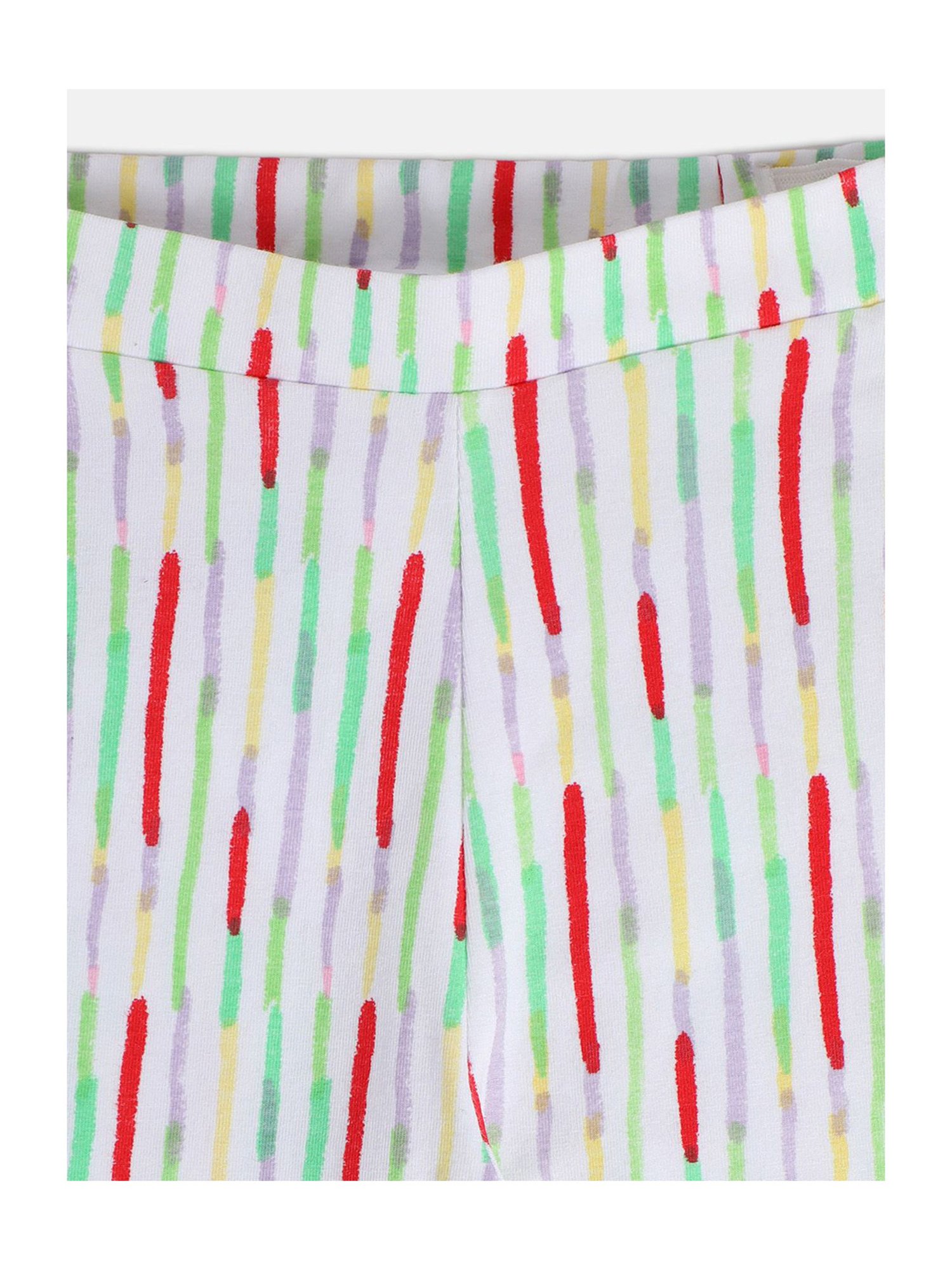 MINIKLUB Kids White Printed Leggings