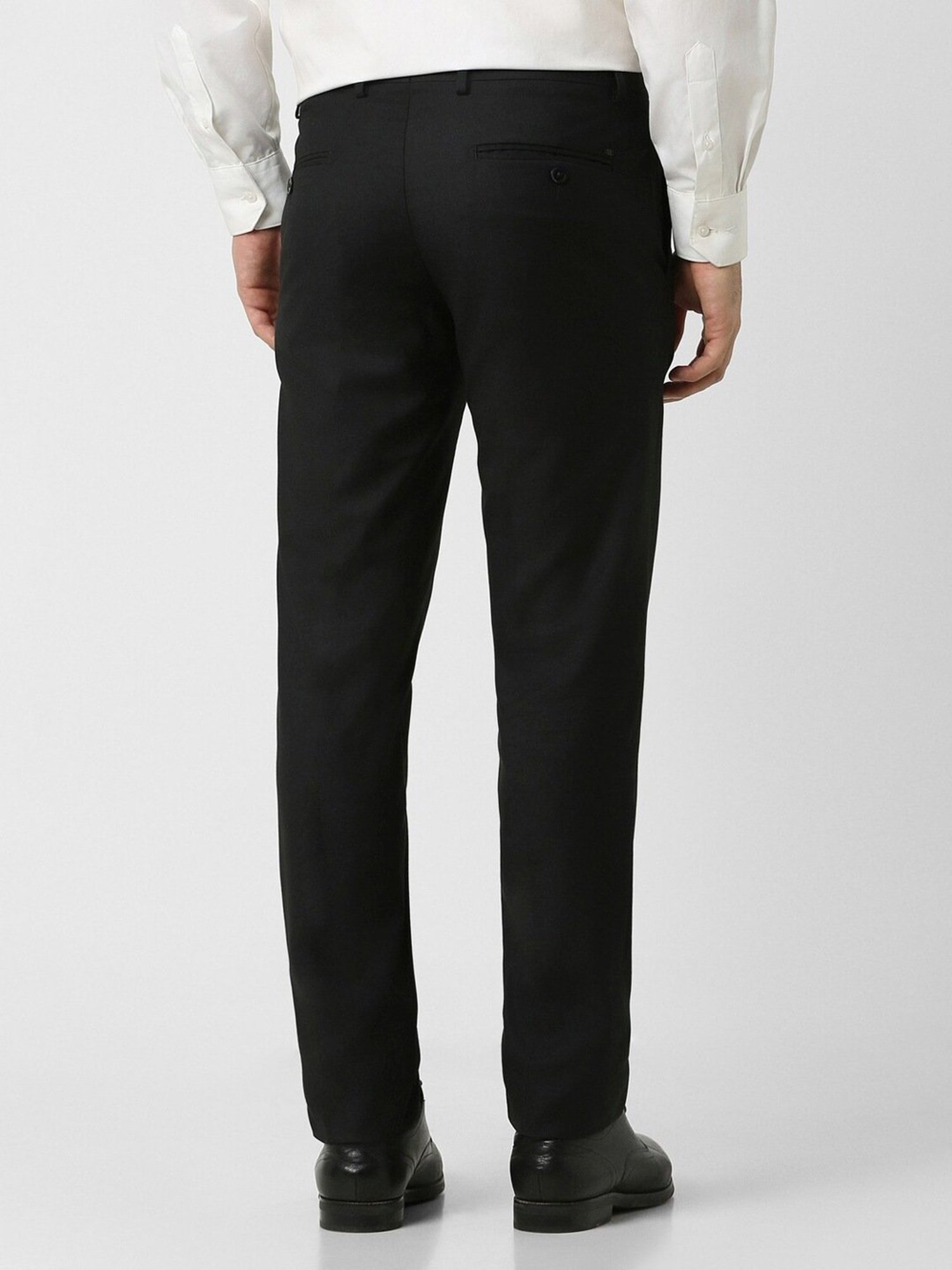 Van Heusen Black Slim Fit Trousers