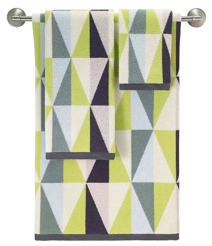 Jonathan Adler Harlequin Turkish Cotton Bath Towels