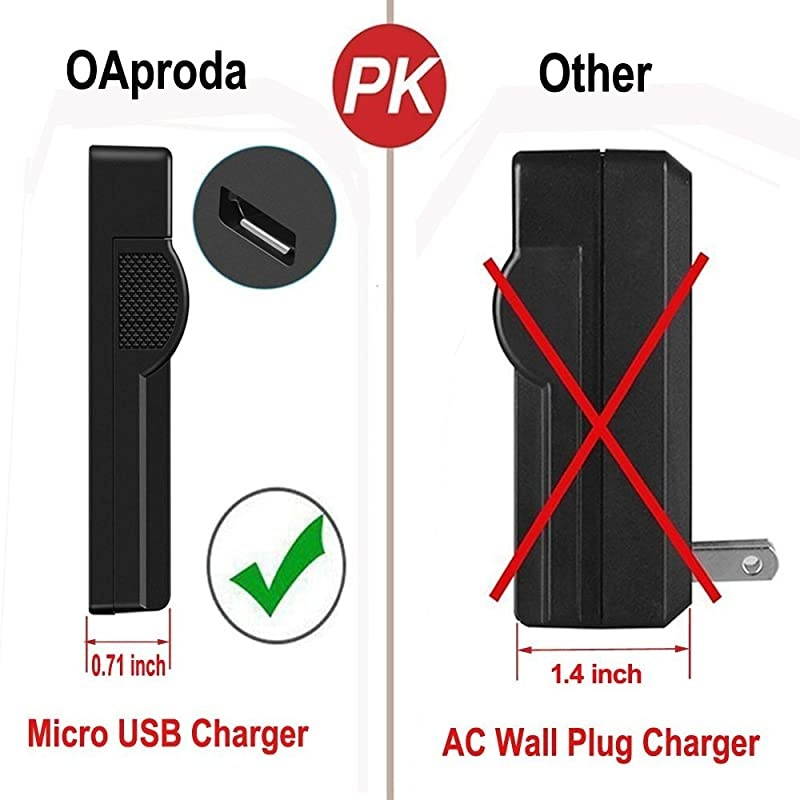 2 Pack ENEL19 Battery and Rapid USB Charger for Nikon Coolpix S32 S33S100 S2800 S3100 S3200 S3300 S3500 S3600 S3700 S4100 S4200 S4300S5200S5300S6500 S6800S7000 Digital Camera