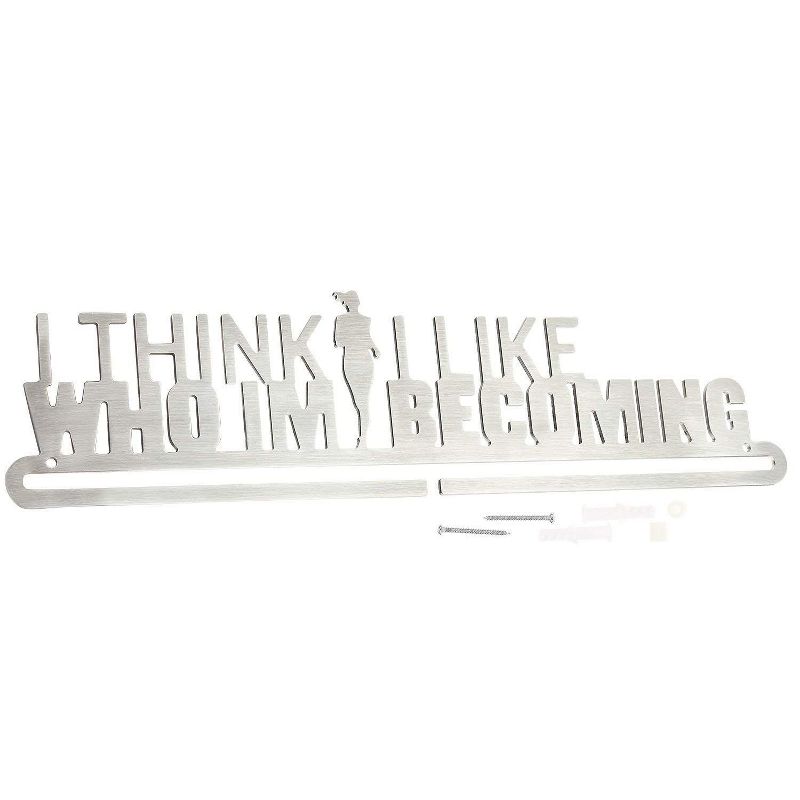 Juvale Stainless Steel Medal Display Hanger Holder Rack for Marathon Race Sport Medals, 11.93&rdquo;x3.03&rdquo;x0.1&rdquo;