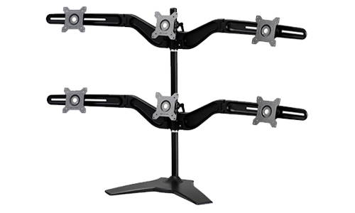 AMER NETWORKS AMR6S HEX MONITOR STAND BASE MOUNT