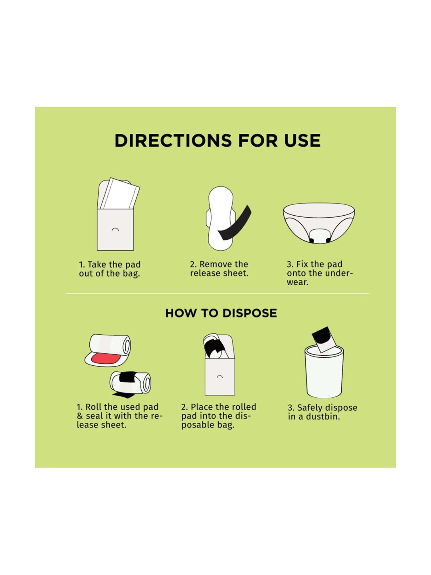 LAIQA Panty Liners (Pack of 3) XS - 60 Panty Liners