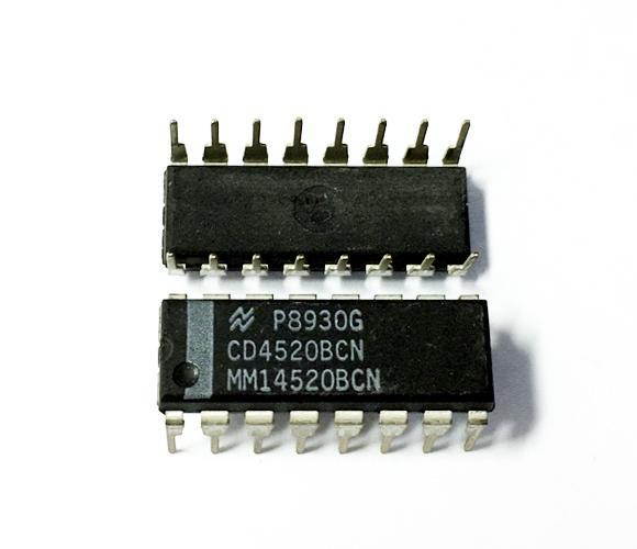 2pcs CD4520BCN MM14520BCN 4520BCN 4520 DIP DIP16