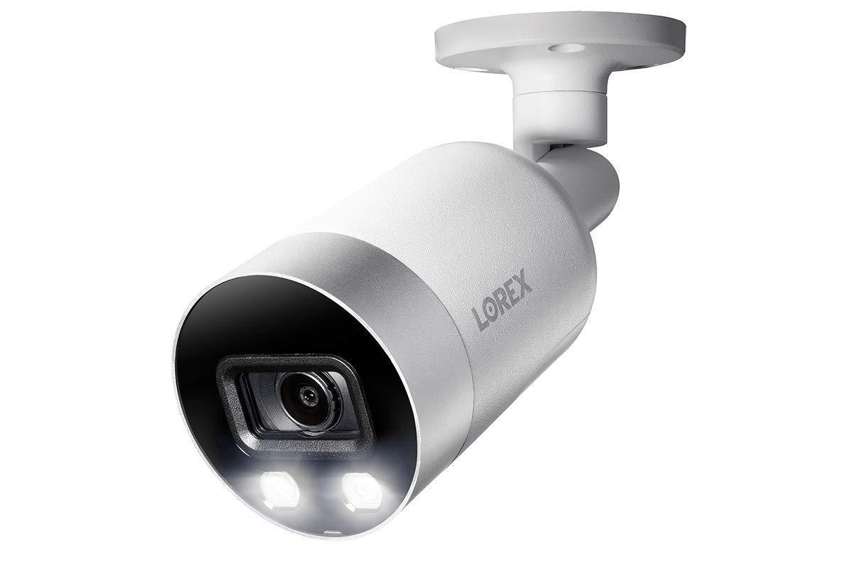 4K Ultra HD Analog Active Deterrence Add-on Security Bullet Camera with Color Night Vision