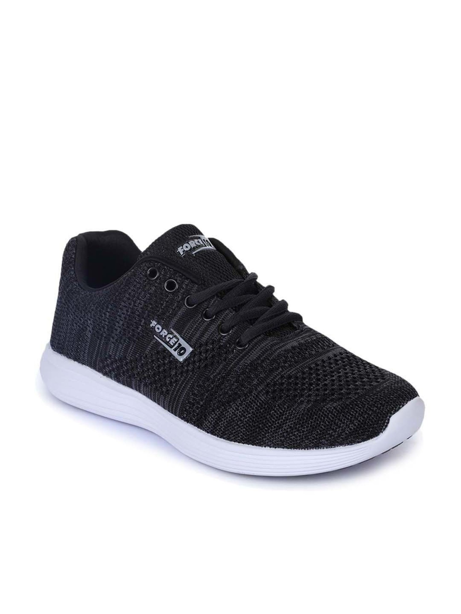 Force 10 by Liberty Black Running Shoes