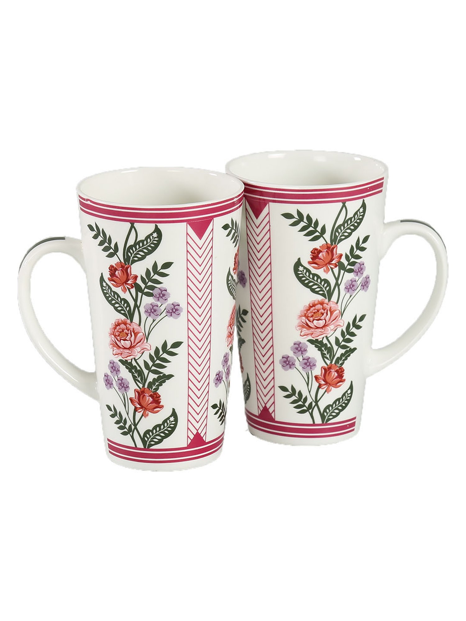 India Circus by Krsnaa Multicolor Ceramic 530 ML Mugs - Set of 2