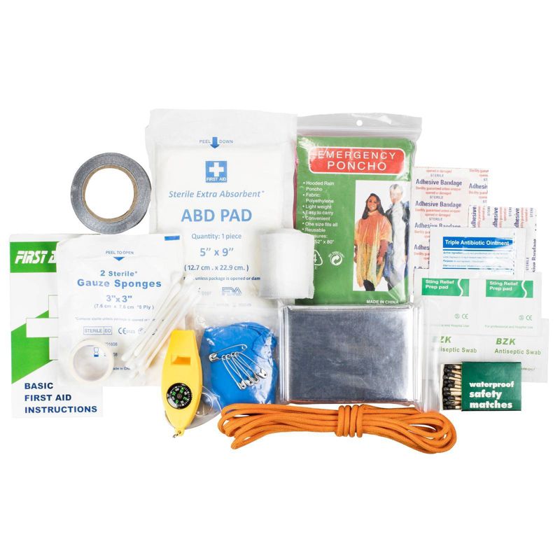 Life+Gear 88pc Quick Grab First Aid + Survival Kit