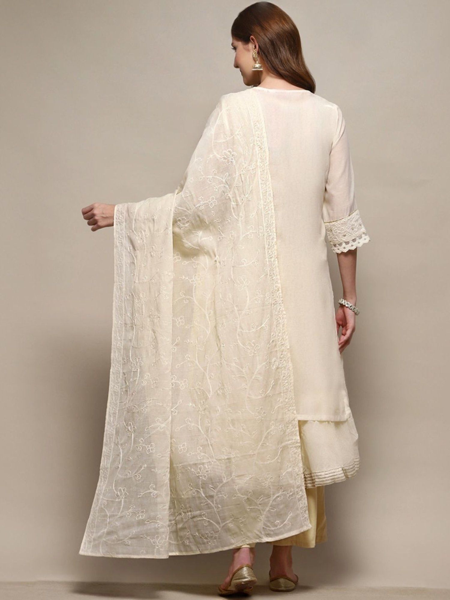 Stylum Multicolor Block Print Dupatta