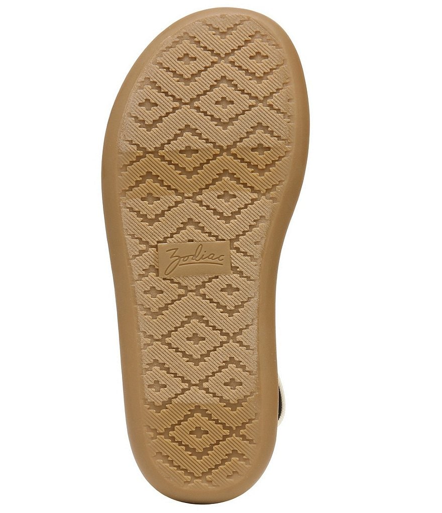 Zodiac Cyprus Tribal Print Flatform Sandals