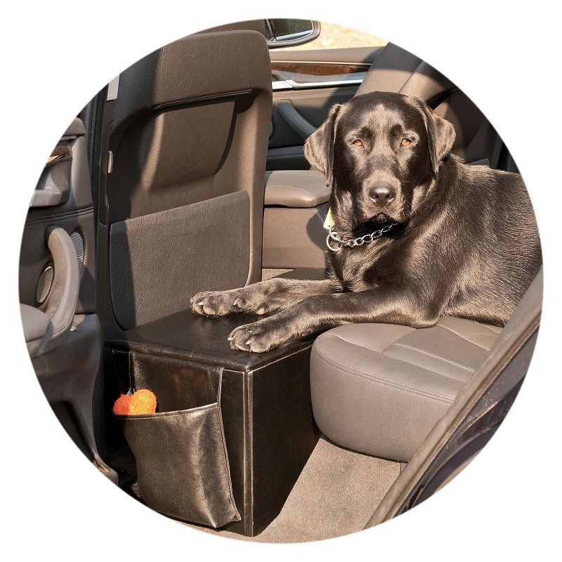 Pet Therapeutics OrthoPetic Sturdy Backseat Extender with Storage - Black