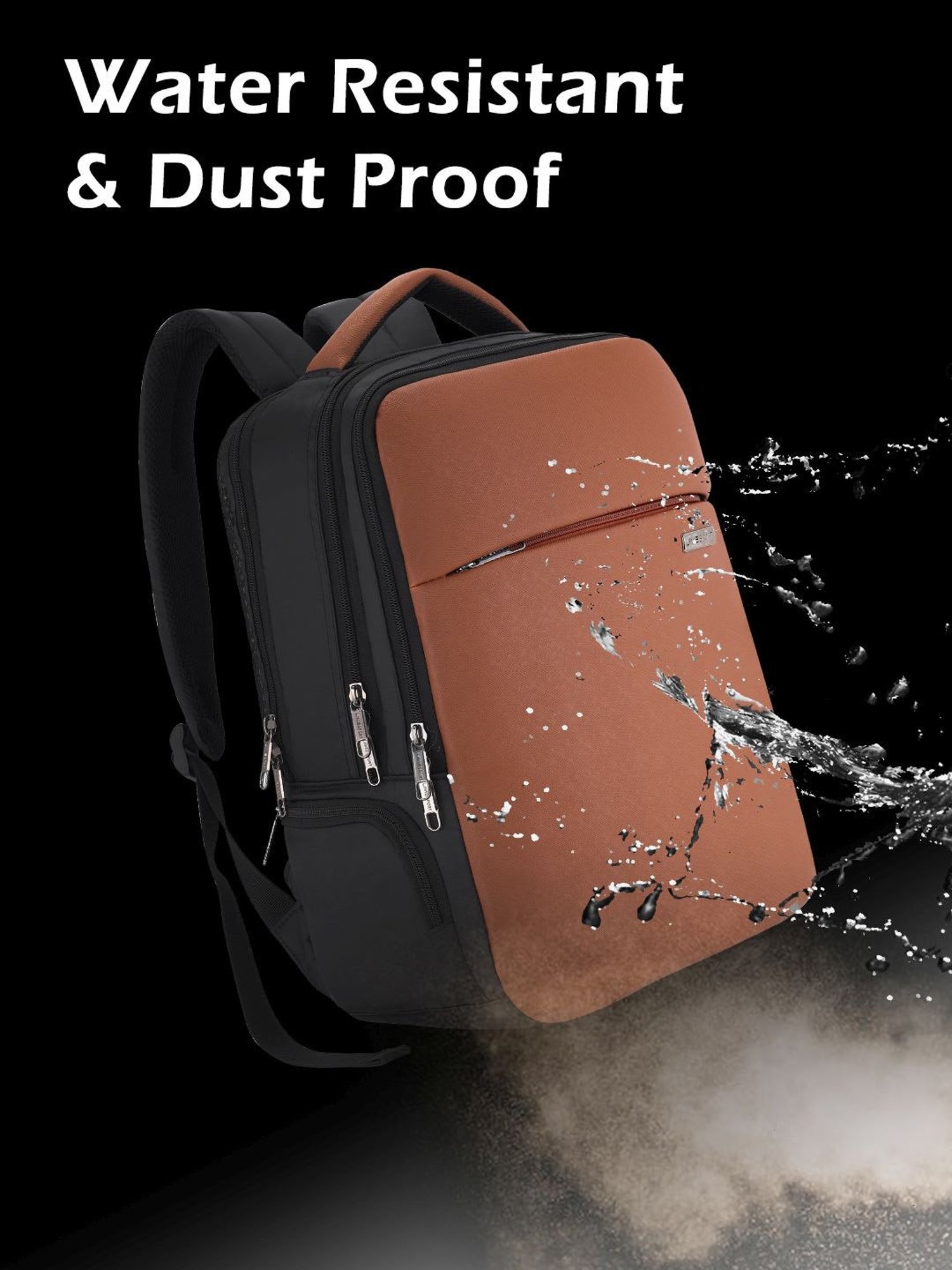 Lavie Sport Prodigy 22L Laptop Unisex Backpack For Men & Women Backpack for Girls & Boys (Tan)