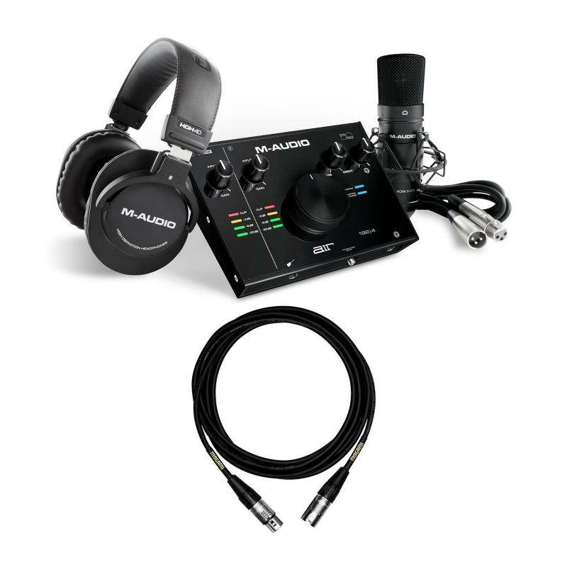 M-Audio Air 192|4 Vocal Studio Pro Bundle with 15-foot Mogami XLR Cable