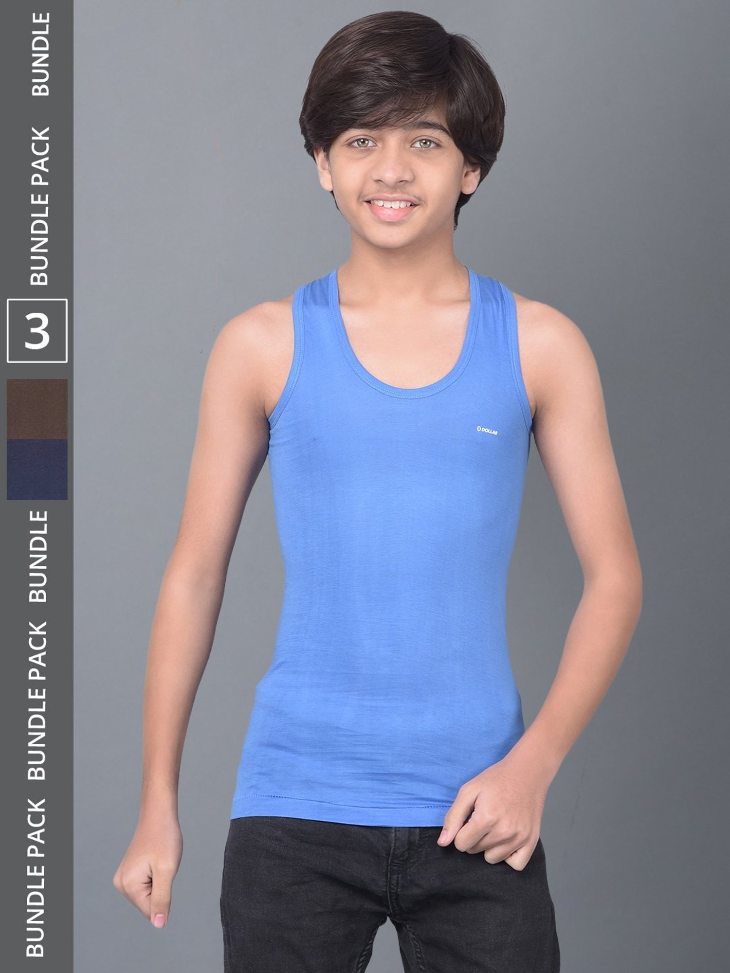 Dyca Boys Assorted Printed Vest (Pack Of 4)