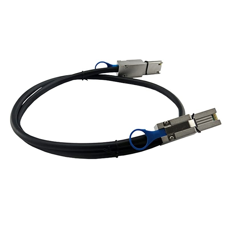 External 26 Pin Mini SAS SFF-8088 to Mini SAS 4X SFF-8088 Data Cable Male Cord Server Raid Cable (50CM/1.65FT)