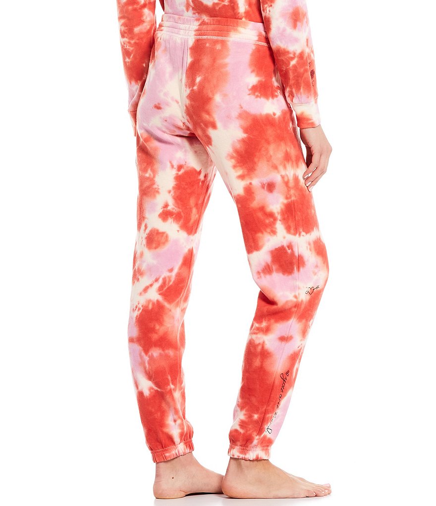 PJ Salvage Daydreams Doodles Tie Dye Long-Sleeve Coordinating Sleep Jogger