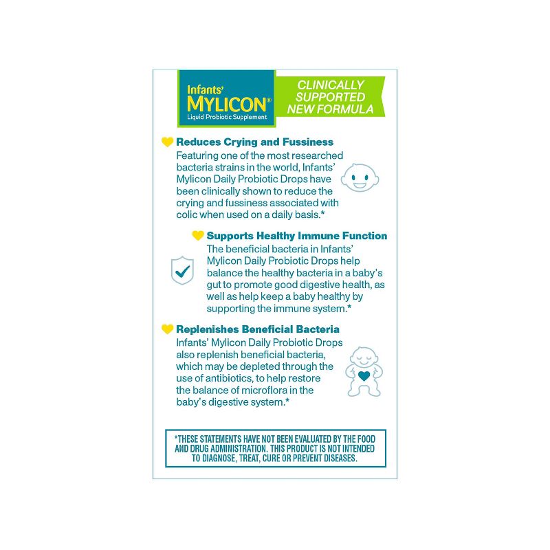 Mylicon Daily Probiotic Colic Drops - 0.28 fl oz