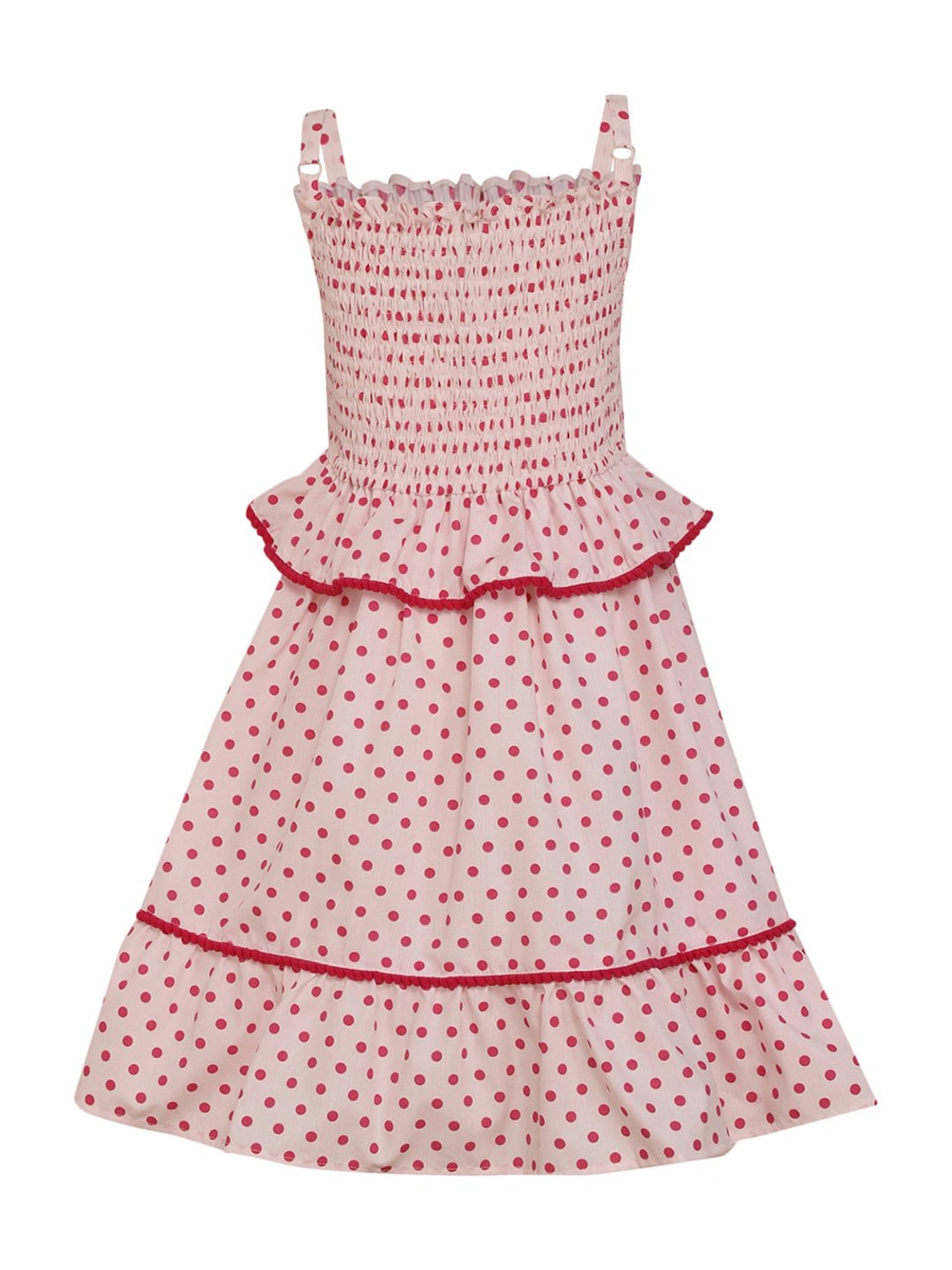 A Little Fable Kids Multicolor Cotton Printed Dress