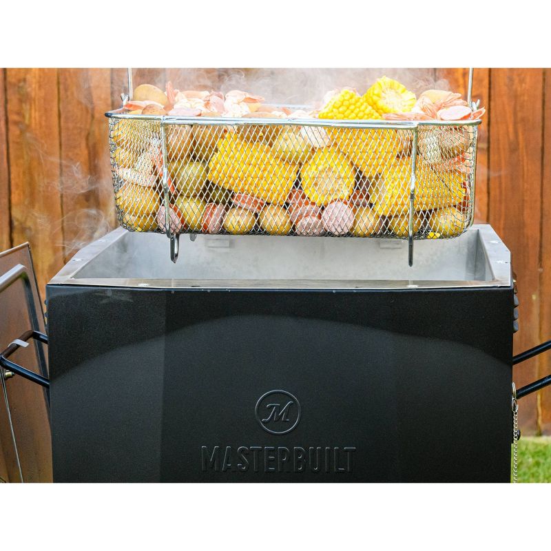 Masterbuilt 1-Burner 45000BTU Propane Outdoor Cooker and Fryer MB20020120 Black