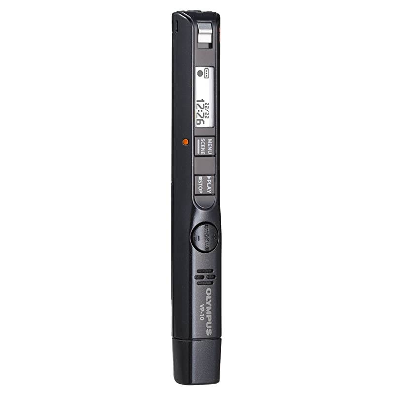 VP10 Voice Recorder with 4GB PCMWMAMP3 USB Voice Activated Recording Black