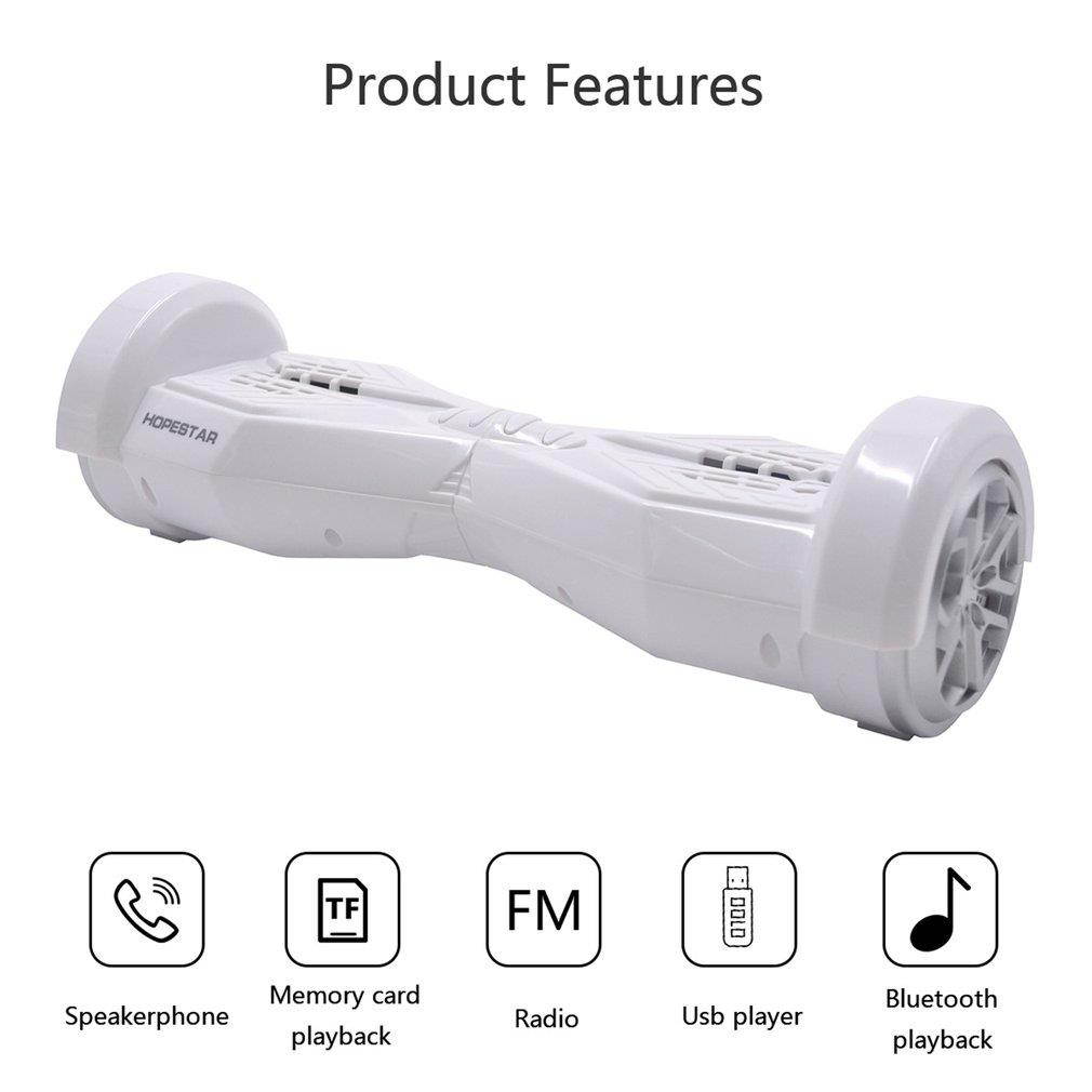 HOPESTAR H10 Self-Balance Scooters Design TF FM Bluetooth Speaker With Mic