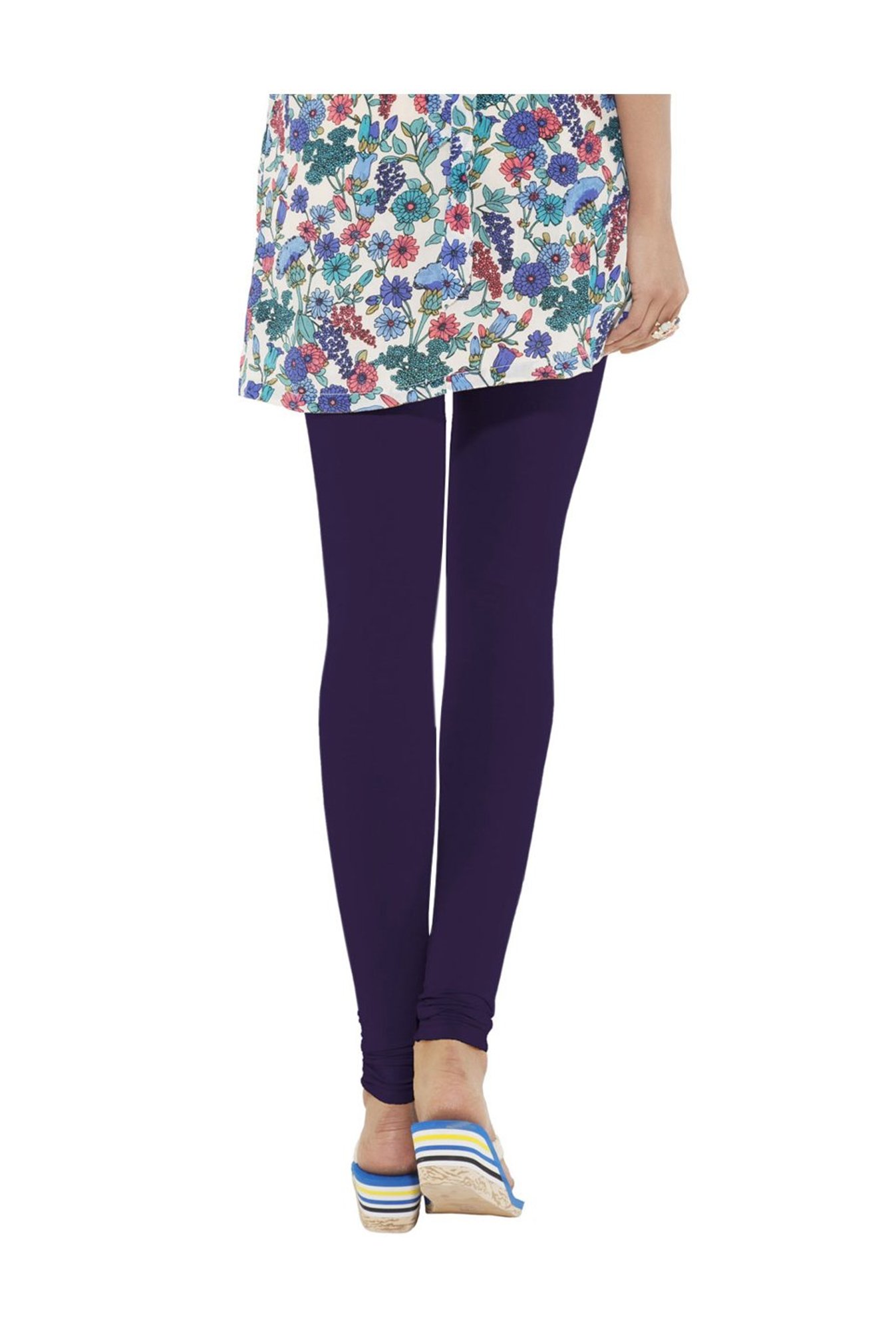 Go Colors Midnight Blue Skinny Fit Churidar