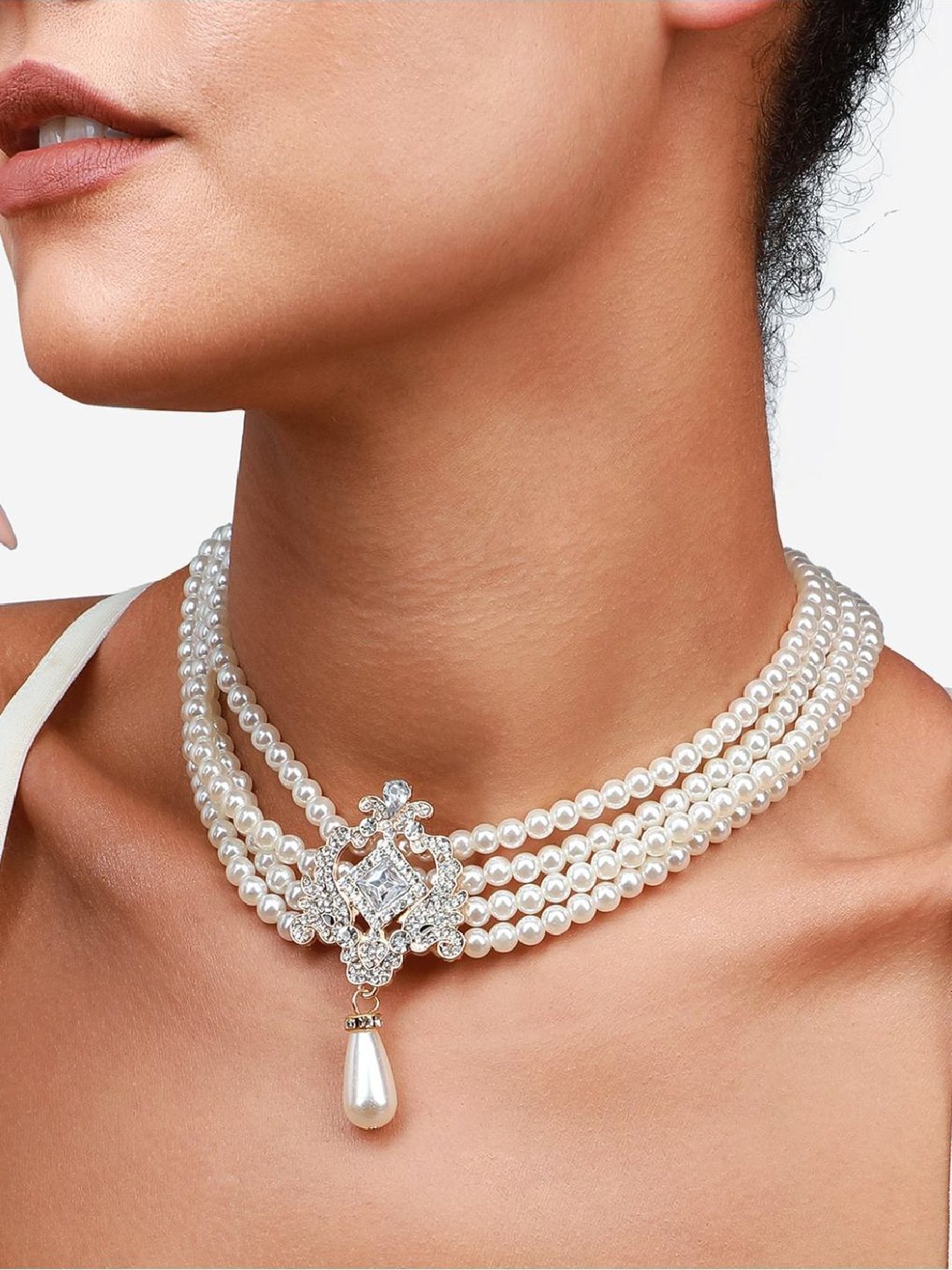 Ted Bekar Ilenie Island Pearl Bead Necklace