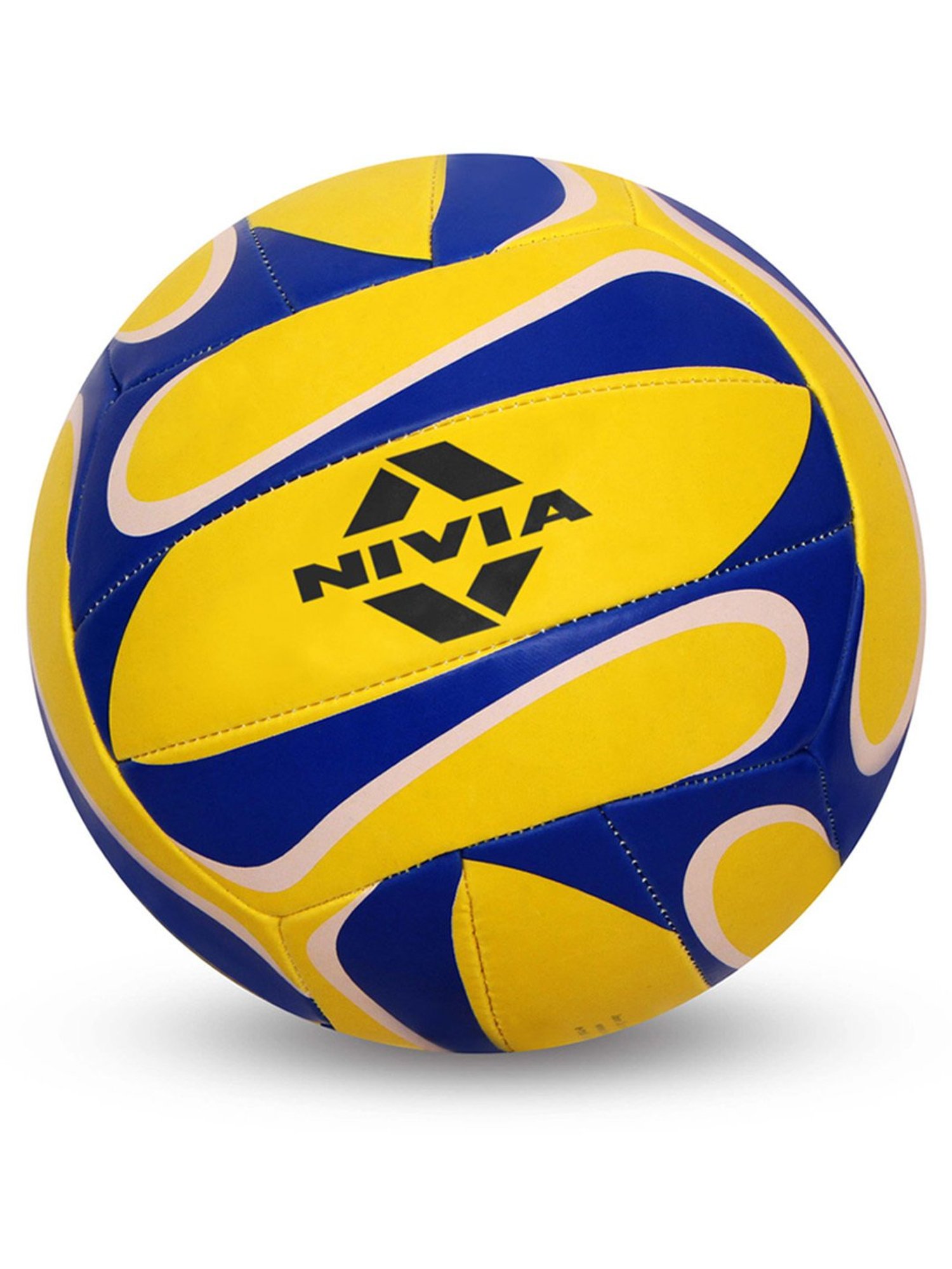 Nivia Rubberized Stitched 18 Panel Trainer Volleyball (Multicolor) Size - 4