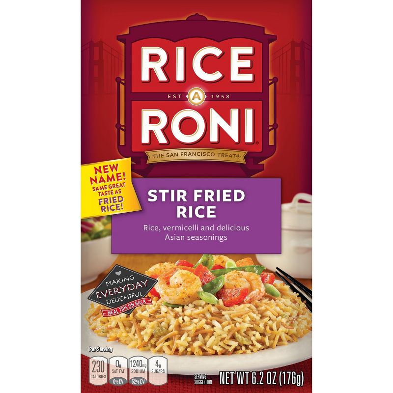 Rice A Roni Stir Fried Rice with Vermicelli & Delicious Asian Seasonings- 6.2oz