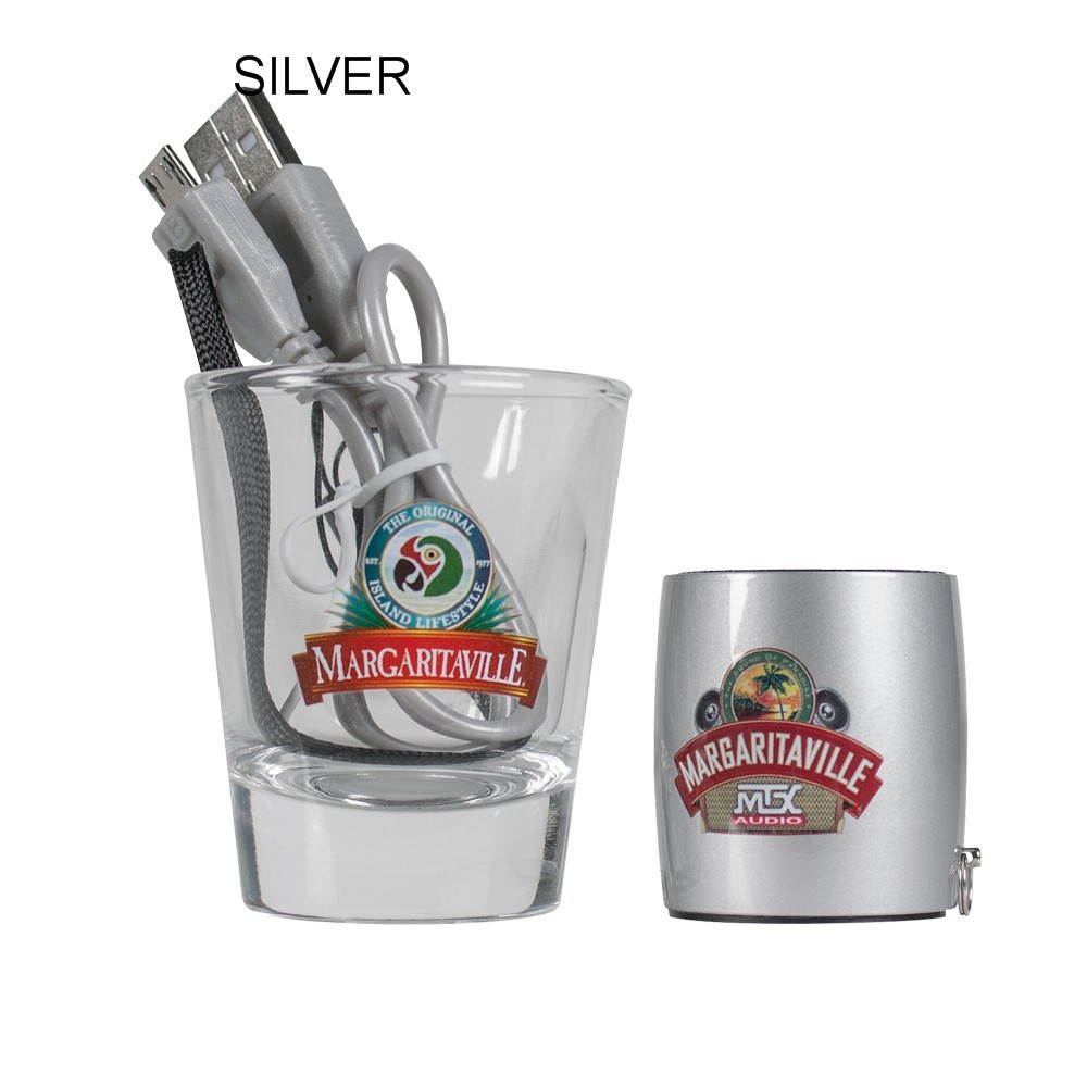 MTX Margaritaville Audio Bluetooth Sound Shot Speaker - Blue | MTX Audio - Serious About Sound&reg;