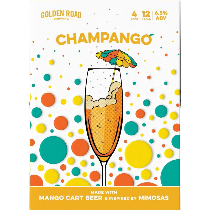 Golden Road Champango Beer - 4pk/12 fl oz Cans