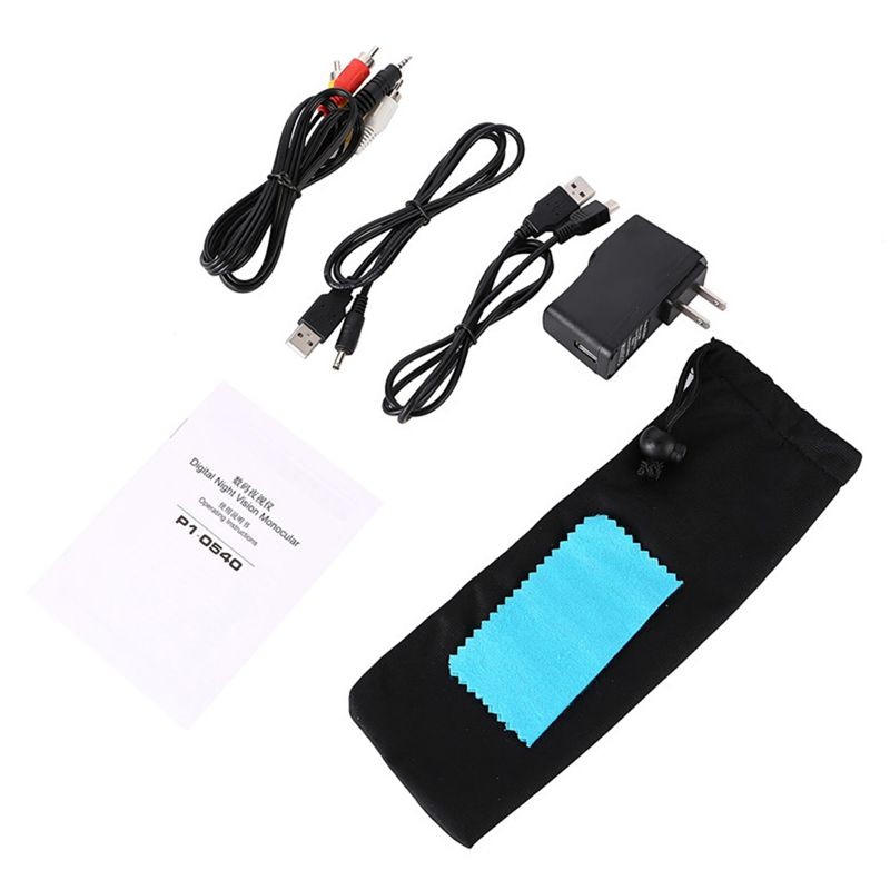 CORN  5 x 40 Infrared Digital Night Vision Telescope High Magnification with Video Output for Hunting Monocular 200M View