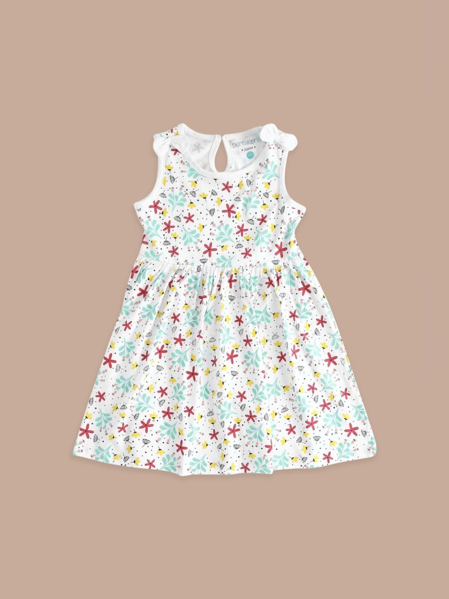 Pantaloons Junior Multicolor Cotton Printed Dress