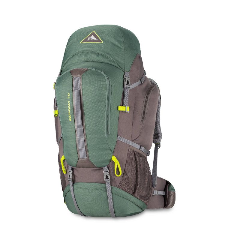 High Sierra Pathway 70L 25'' Backpack - Pine/Slate/Gold