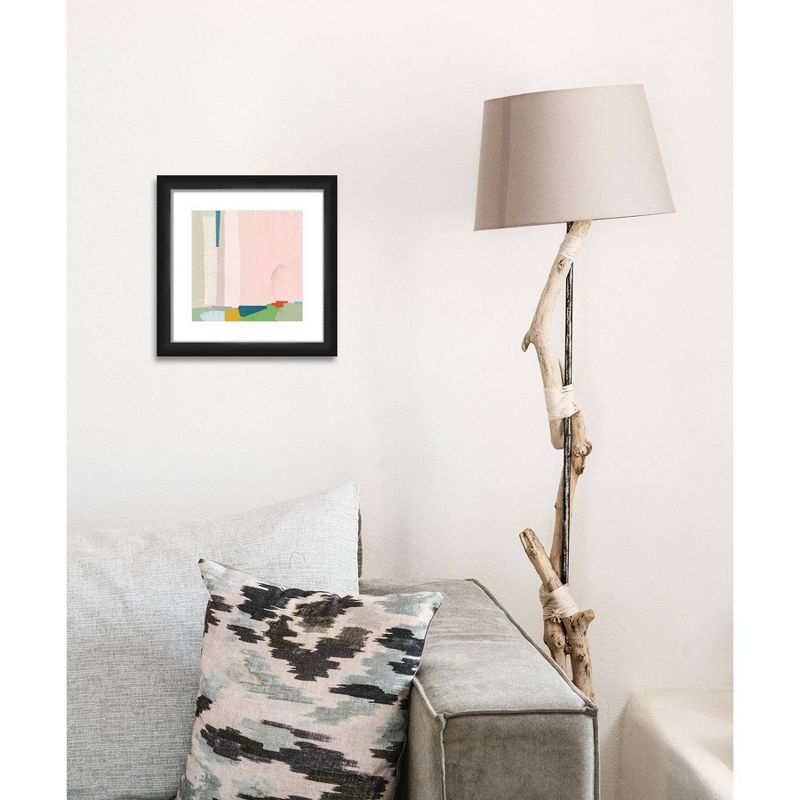 13" x 13" Matted to 2" Synergy Picture Frame Black - PTM Images