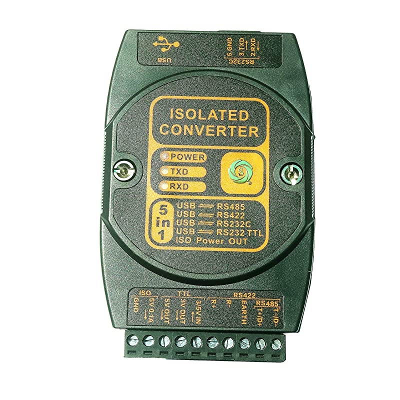 5 Functions USB to RS485 422 232 TTL RS485 to USB Protection Protection Converter