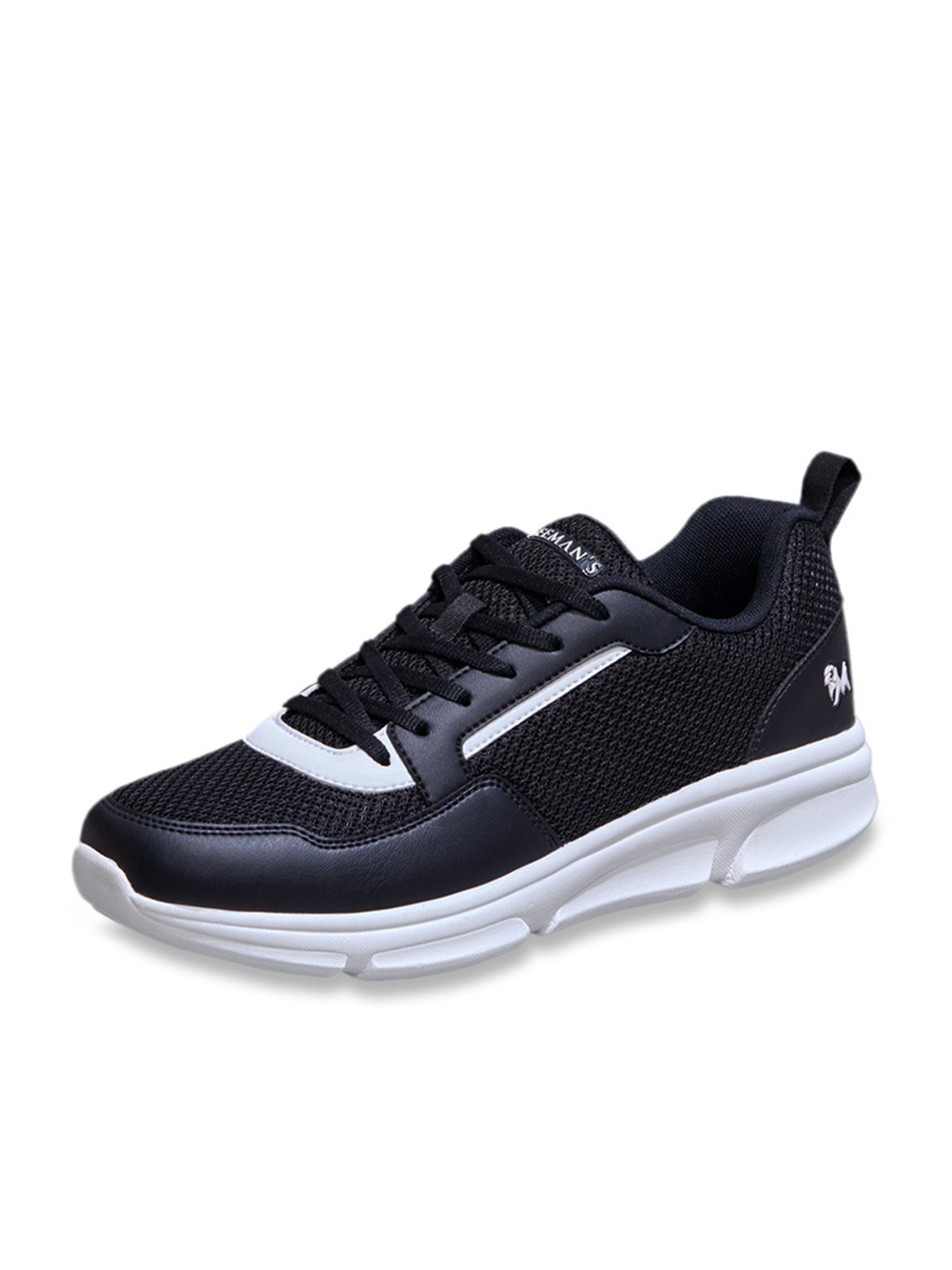 Neemans Men's Black Running Shoes