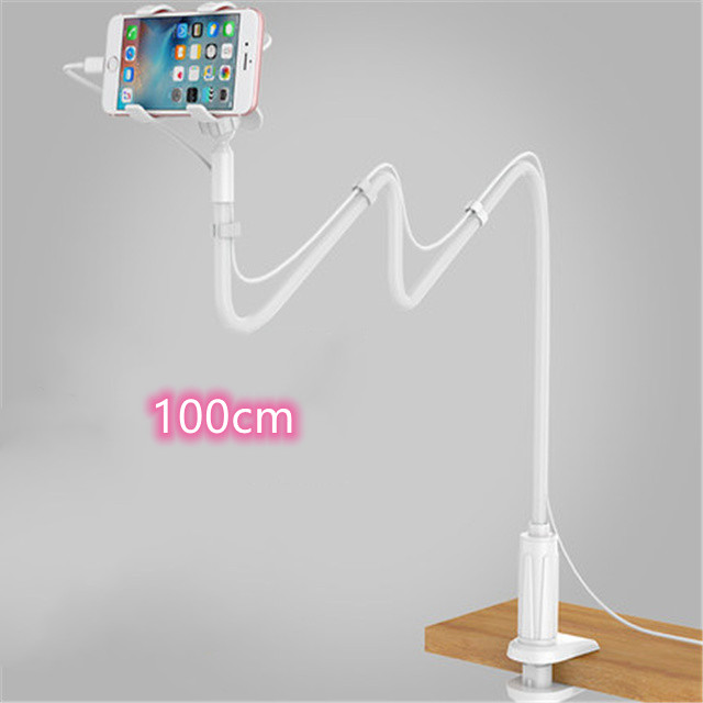Phone holder,Flexible Long Arm Mobile Phone Holder Stand Lazy  for 3.5 to 6.3 inch phones Cell Phone Holder Desk for Phone Table