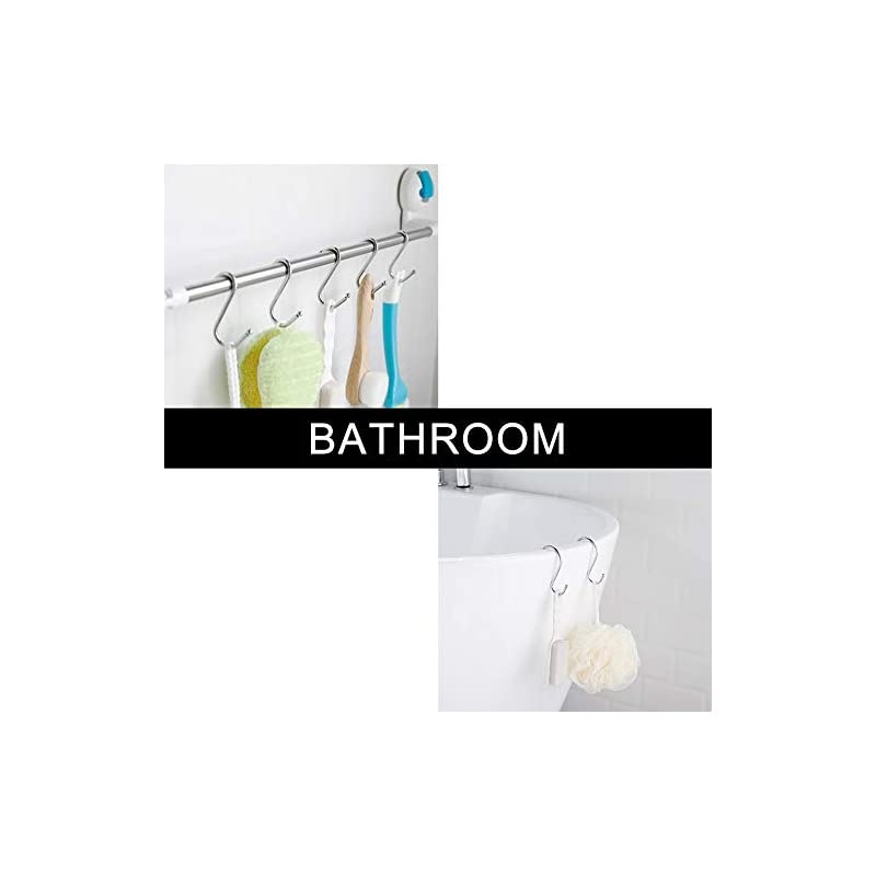 25PCS Scarf Apparel Punch Cup Bowl Kitchen S Shaped Silver Tone Hanging Hooks