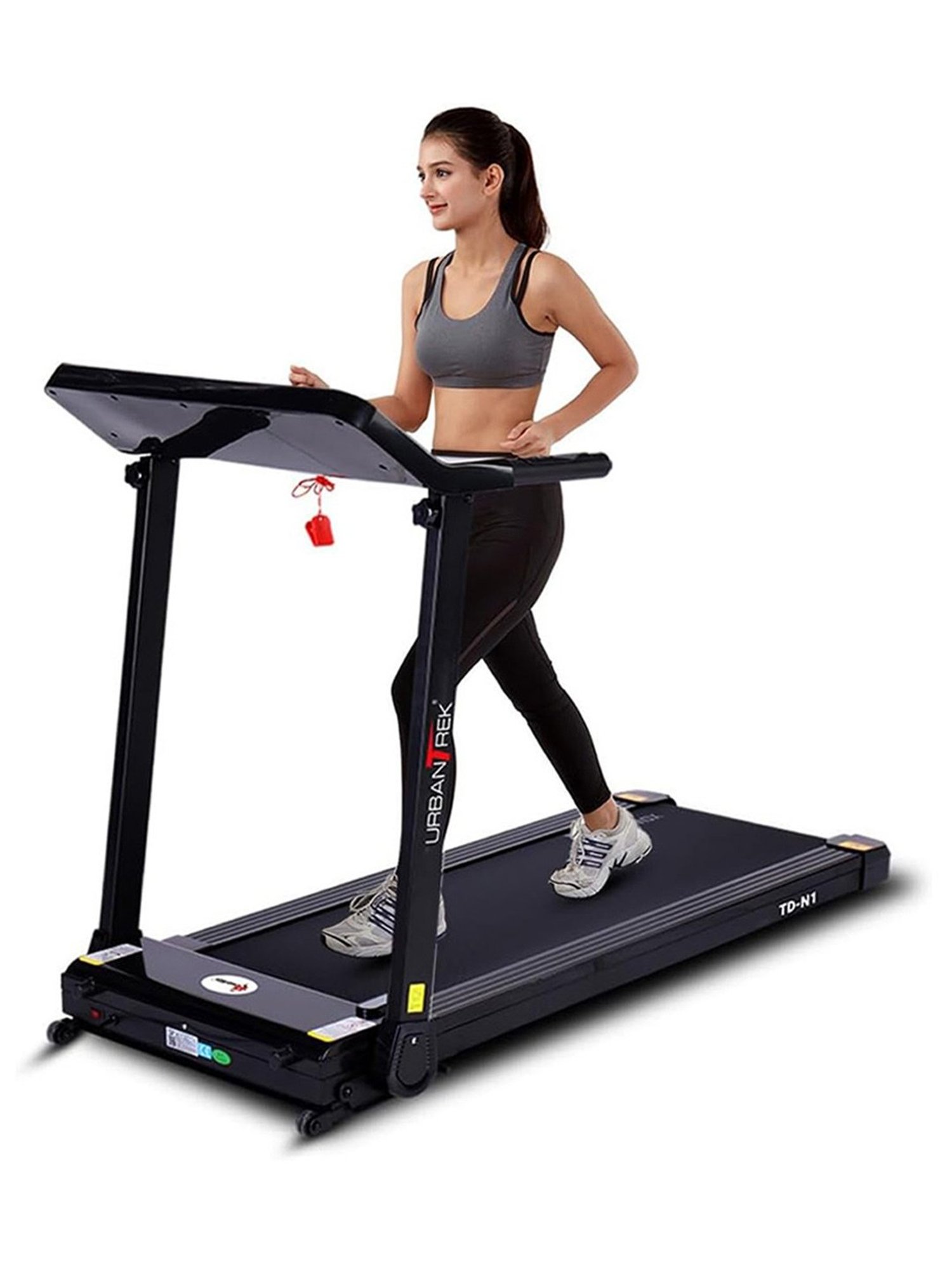 PowerMax Fitness TD-N1 4HP Treadmill (Black)