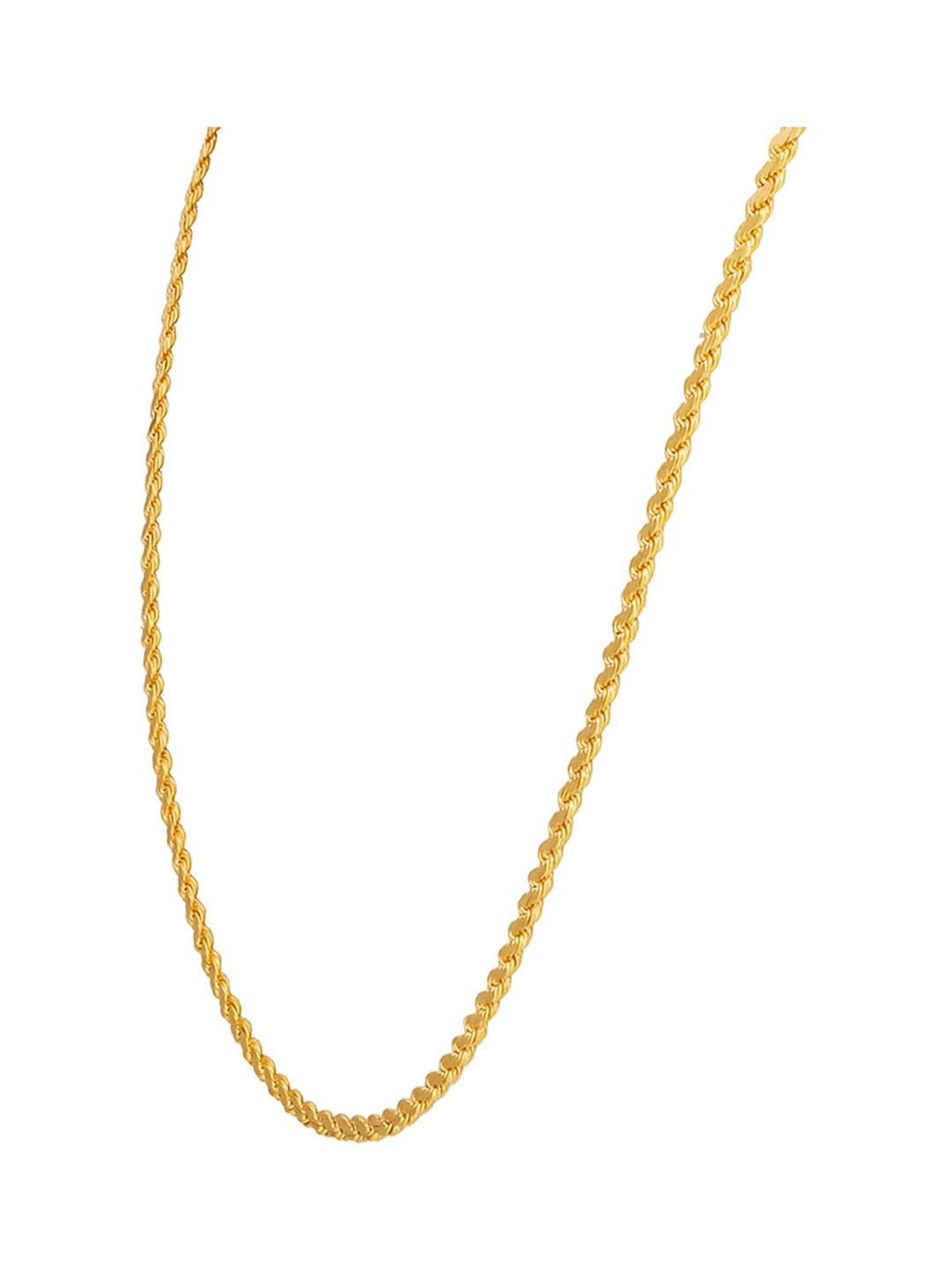 Waman Hari Pethe Jewellers BIS Hallmark 22k Yellow Gold Chain