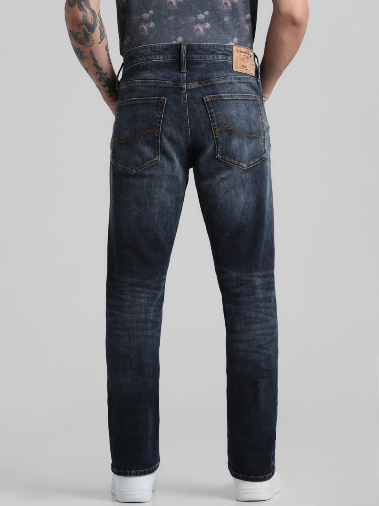 American Eagle Blue Cotton Regular Fit Jeans