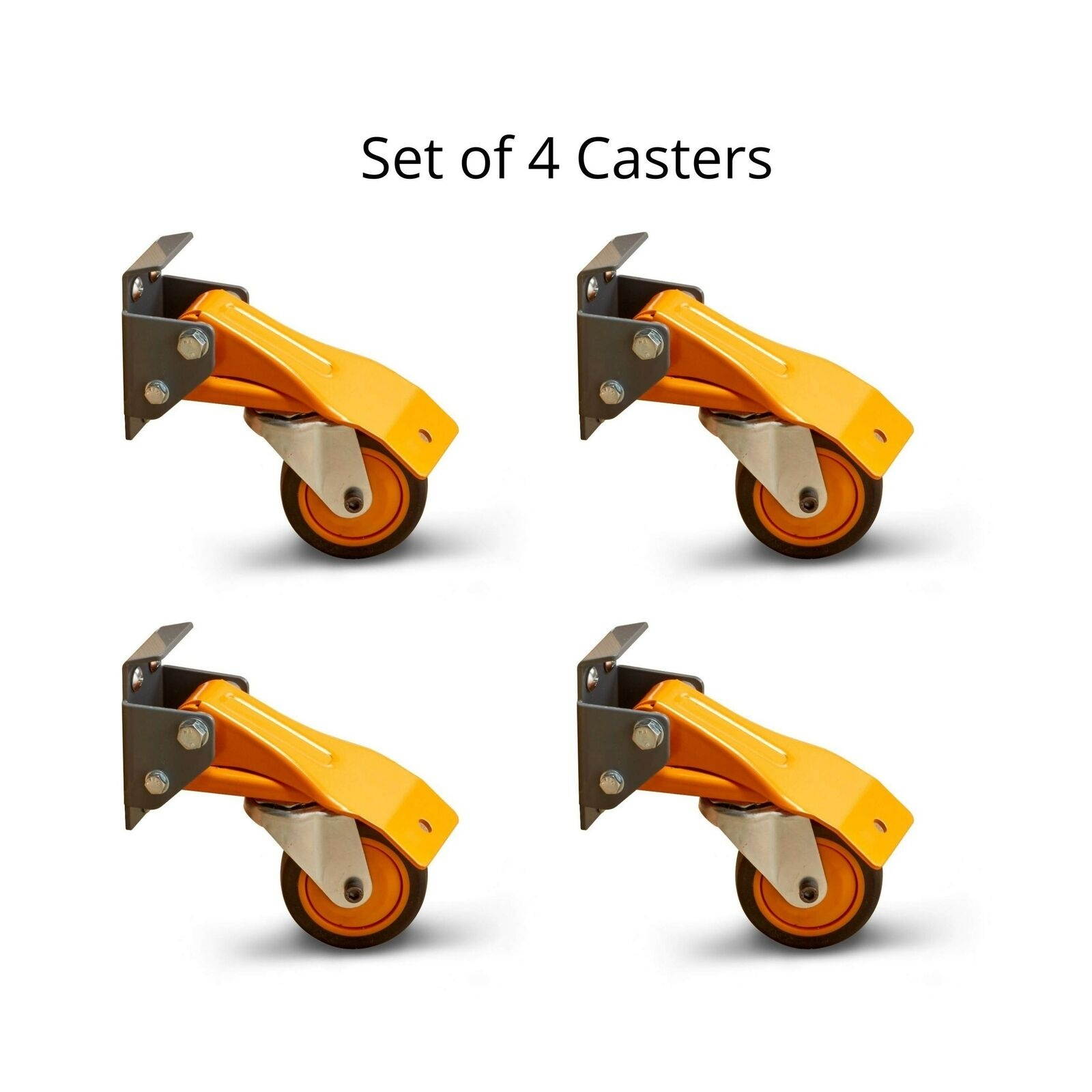 Bora Heavy Duty Workbench 4-Caster Set for Workshop Mobility; Swivel, Locking...