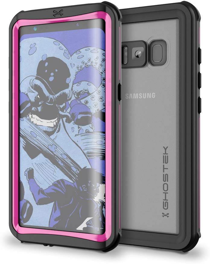 Ghostek Nautical Galaxy S8 Plus Waterproof Case with Screen Protector Extreme Rugged Heavy Duty Protection Full Body Sealed Shell Underwater Shockproof for 2017 Galaxy S8 Plus (6.2 Inch) - (Black)
