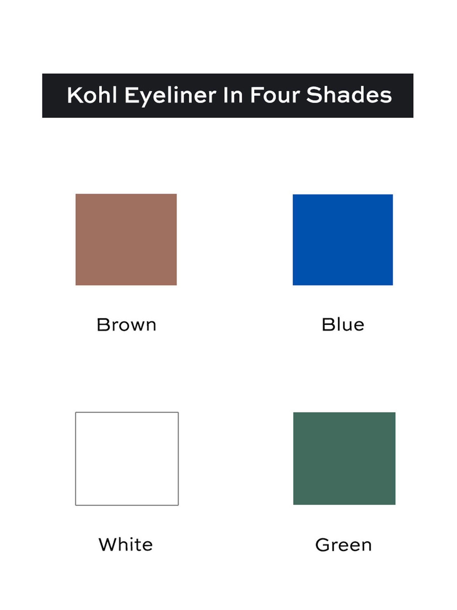 Makeup Revolution Felt & Kohl Eyeliner Brown - 0.33 gm