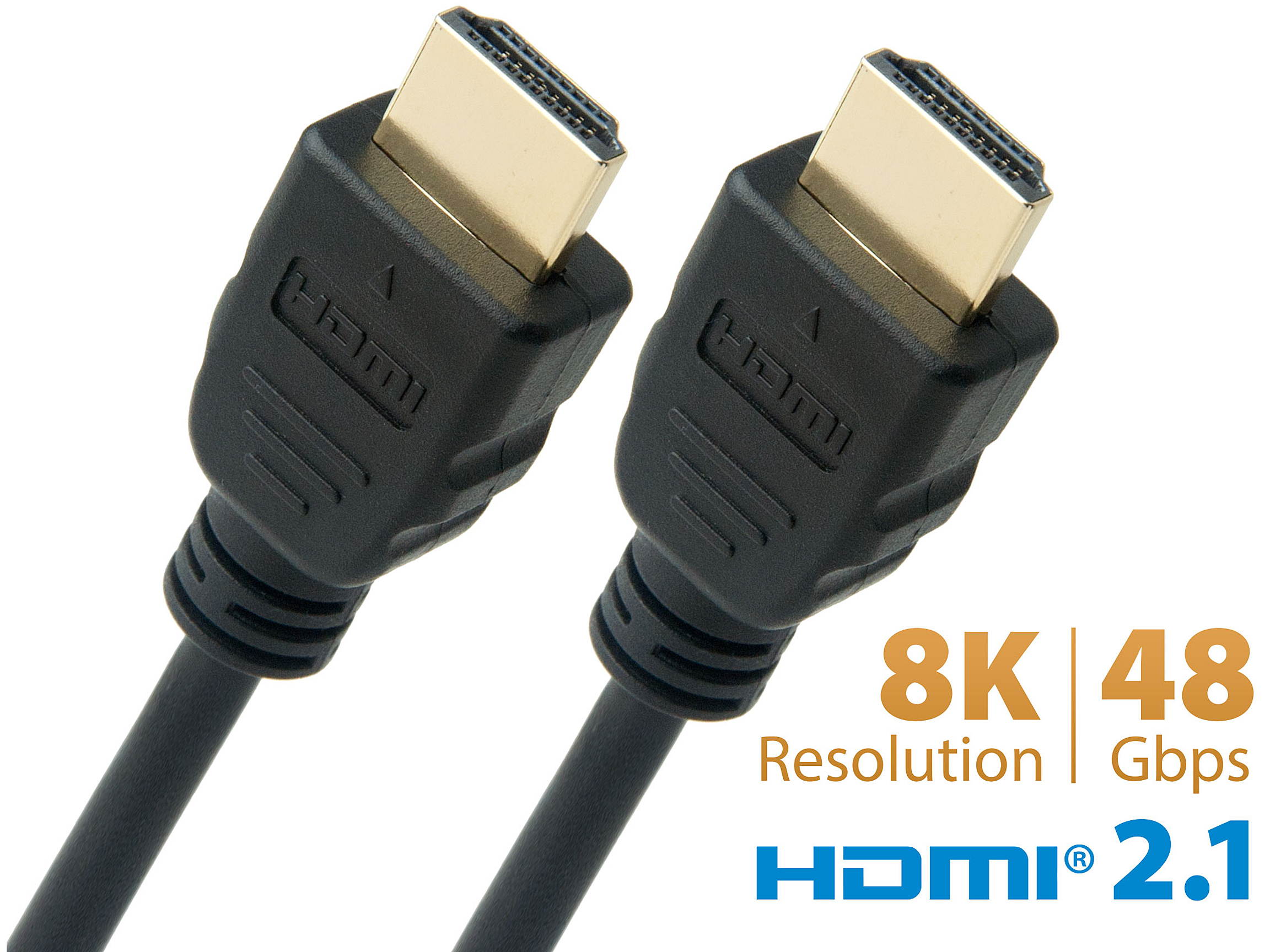 Omni Gear HD-3-21 3 ft. 8K HDMI Cable Ultra HD High Speed 48Gbps HDMI 2.1 Cable 8K 60Hz 4K 120Hz