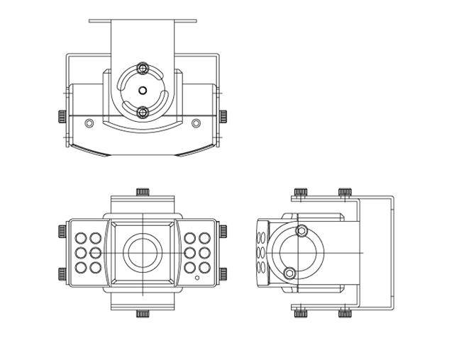 CNB LML-20S Indoor Bustop Camera, 600 TVL, 2.5mm WIDE lens, 12 IR LEDs, Built-in Audio