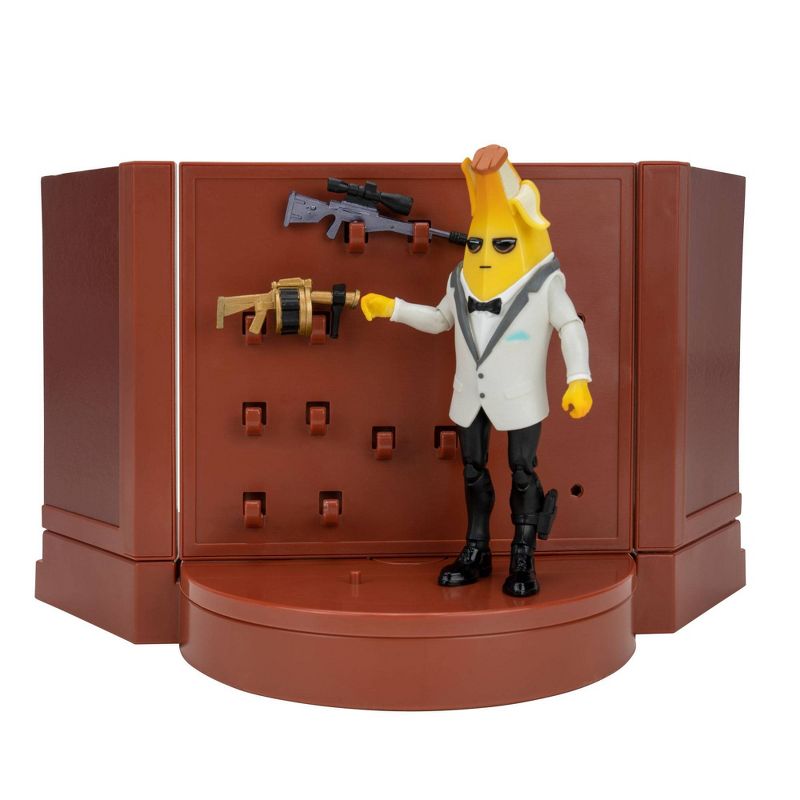 Fortnite Agent's Room & Agent Peely Action Figure 4pk