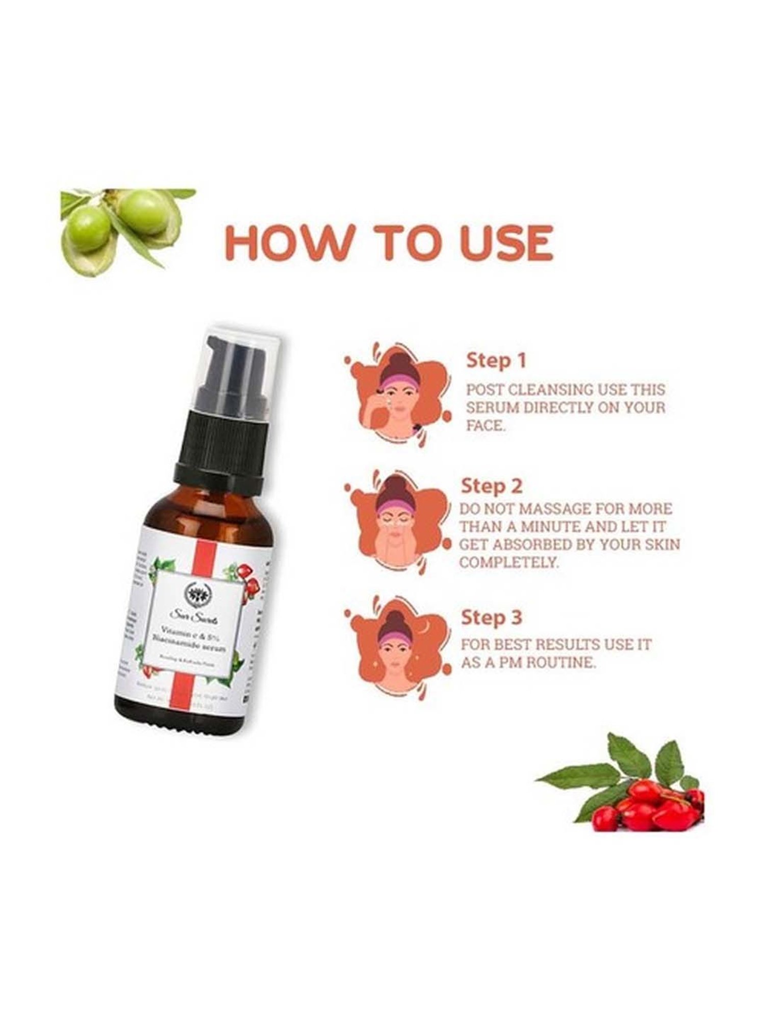 Seer Secrets Rosehip And Kakadu Plum Serum - 30 ml