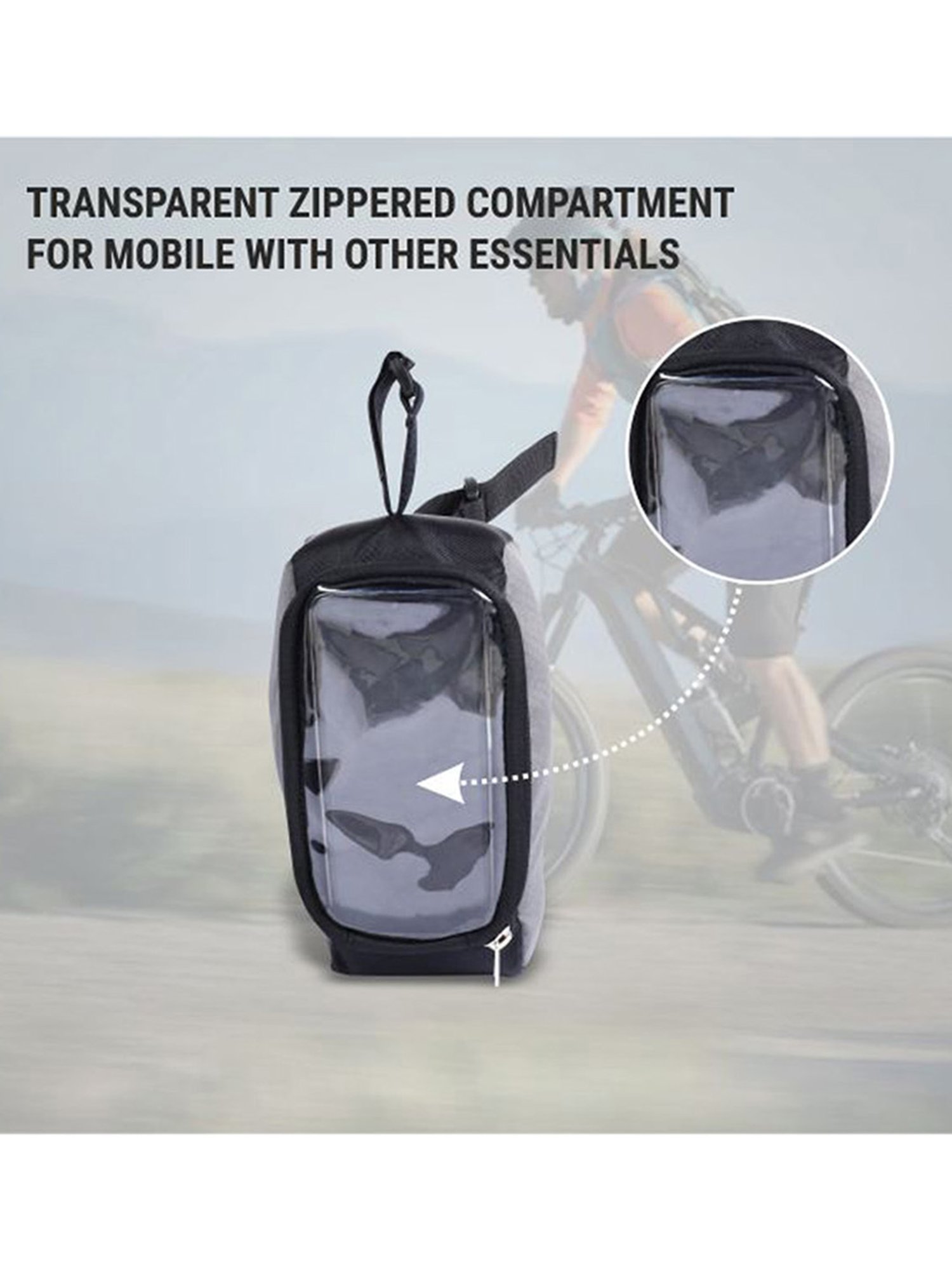 AIVIN Cycling Bag Phone Case Holder (Grey)